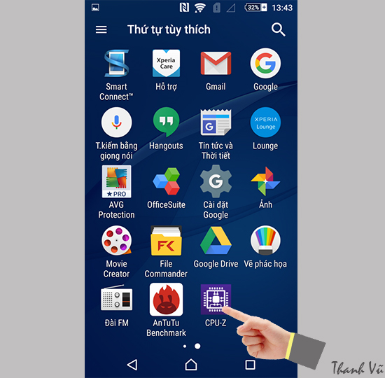 Huong dan test CPU-Z tren Sony Xperia M5 Single Sim 1